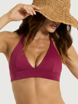 Reggiseno a triangolo in Microfibra Stretch Rossi Donna - Ragno