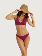 Reggiseno a triangolo in Microfibra Stretch Rossi Donna - Ragno