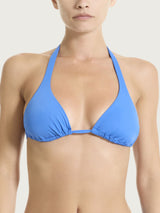 Reggiseno a triangolo personalizzabile in Microfibra Stretch Azzurri Donna - Ragno