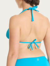 Reggiseno a triangolo personalizzabile in Microfibra Stretch Azzurri Donna - Ragno