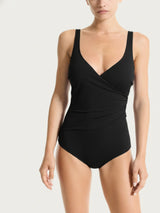 Costume intero con sostegno in microfibra stretch Neri Donna - Ragno