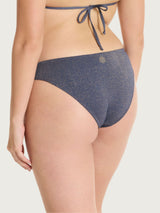 Slip in Microfibra Stretch Lurex Blu Donna - Ragno