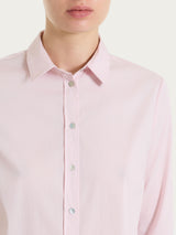 Camicia con manica 3/4 in Poplin di cotone Rosa Donna - Ragno