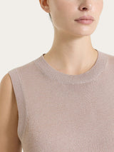 Smanicato in Lurex Summertime Rosa Donna - Ragno