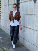 Cardigan aperto in Lurex Summertime Marroni Donna - Ragno