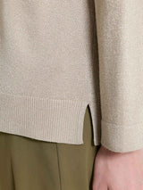 Cardigan aperto in Lurex Summertime Marroni Donna - Ragno