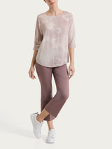 Bianco Women's Ecoseta 3/4 Sleeve and Patterned Blouse - Ragno