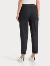 Jeans jogger con tasche in Super Light Denim Neri Donna - Ragno