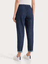 Jeans jogger con tasche in Super Light Denim Blu Donna - Ragno