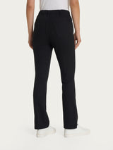 Jeans a gamba dritta con tasche e vita piatta in Light Denim Neri Donna - Ragno