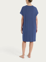 Abito con occhielli in Viscosa Summer Blu Donna - Ragno