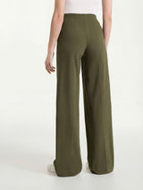 Pantalone a palazzo leggero in Super Fresh Verdi Donna - Ragno