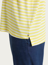 Maglietta boxy a righe in Viscosa Summer Gialli Donna - Ragno