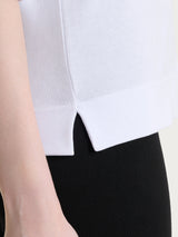 Maglietta con manica 3/4 in Cotton Stretch Bianchi Donna - Ragno