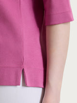Maglietta con manica 3/4 in Eco Cotton Stretch Rosa Donna - Ragno