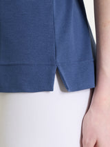 Maglietta con manica 3/4 in Cotton Stretch Blu Donna - Ragno