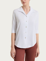 Camicia con manica 3/4 in Ultralight Bianchi Donna - Ragno