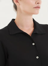 Camicia con manica 3/4 in Ultralight Neri Donna - Ragno
