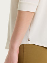 Camicia con manica 3/4 in Ultralight Bianchi Donna - Ragno