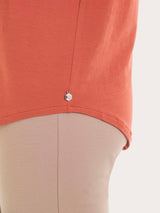 Camicia con manica 3/4 in Ultralight Rossi Donna - Ragno