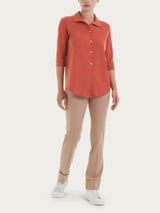 Camicia con manica 3/4 in Ultralight Rossi Donna - Ragno