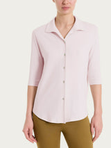 Camicia con manica 3/4 in Ultralight Rosa Donna - Ragno