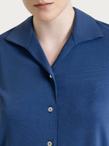 Camicia con manica 3/4 in Ultralight Blu Donna - Ragno