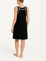 Abito smanicato con piping in Viscosa Summer Neri Donna - Ragno