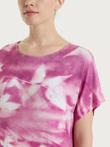 Abito con fantasia floreale in Viscosa Summer Rosa Donna - Ragno