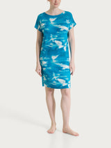 Abito con fantasia floreale in Viscosa Summer Azzurri Donna - Ragno