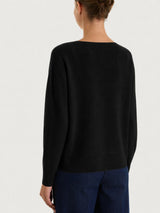 Maglia girocollo in punto perla Four Seasons Neri Donna - Ragno