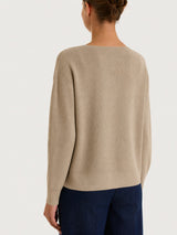 Maglia girocollo in punto perla Four Seasons Grigi Donna - Ragno