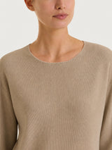 Maglia girocollo in punto perla Four Seasons Grigi Donna - Ragno