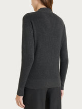 Maglia con scollo a V in punto perla Four Seasons Neri Donna - Ragno