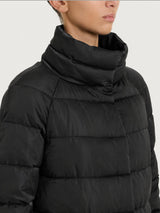 Satin Puffer piumino lungo Neri Donna - Ragno
