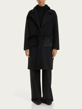 Fuzzy SoftCoat Cappotto lungo Neri Donna - Ragno