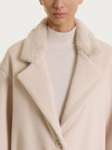 Fuzzy SoftCoat Cappotto lungo Rosa Donna - Ragno