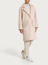 Fuzzy SoftCoat Cappotto lungo Rosa Donna - Ragno