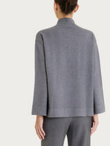 Lupetto con mezza zip in NaturalSoft Neri Donna - Ragno