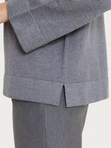 Lupetto con mezza zip in NaturalSoft Neri Donna - Ragno