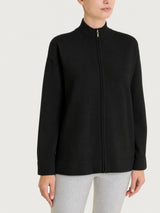 Lupetto con full zip in NaturalSoft Neri Donna - Ragno