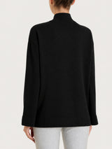 Lupetto con full zip in NaturalSoft Neri Donna - Ragno