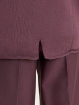 Women's Open Cardigan Kerasoft in Purple - Ragno
