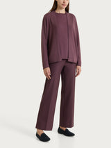 Women's Open Cardigan Kerasoft in Purple - Ragno