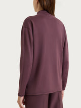 Kerasoft-Rollkragenpullover für Damen in Violett – Ragno