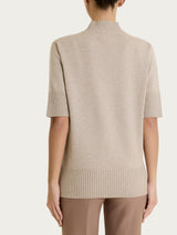 Lupetto con manica corta in Soft Wool Grigi Donna - Ragno