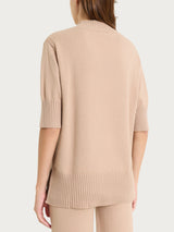 Lupetto con manica corta in NaturalSoft Grigi Donna - Ragno