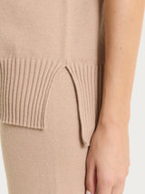 Lupetto con manica corta in NaturalSoft Grigi Donna - Ragno