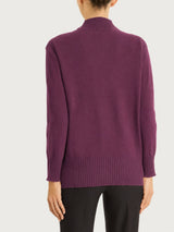 Women's Naturalsoft Purple Zip-Up Cardigan - Ragno