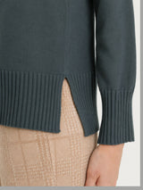 Lupetto con manica lunga in Soft Wool Grigi Donna - Ragno